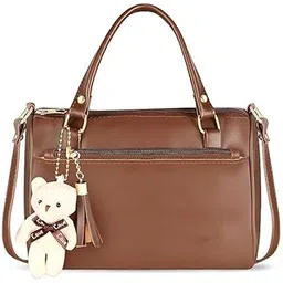 TVILLA Women's Baby Tote Handbag with Teddy Bear Design, Zipper Pockets, Dual Handles and Adjustable Shoulder Strap-picture-34