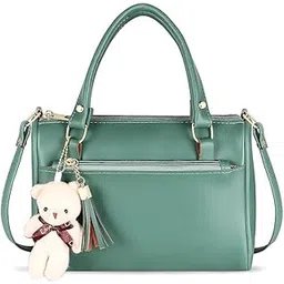 TVILLA Women's Baby Tote Handbag with Teddy Bear Design, Zipper Pockets, Dual Handles and Adjustable Shoulder Strap-picture-43