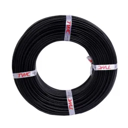 TWC Active 1.5 Sqmm Black PVC Insulated Copper Conductor FR Industrial Cable, Length: 45 m-picture-38