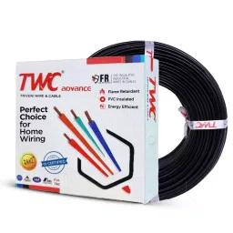 TWC Advance 1.5 Sq.mm 1 Core Flame Retardant Flexible Cable Black (90 m)-picture-44