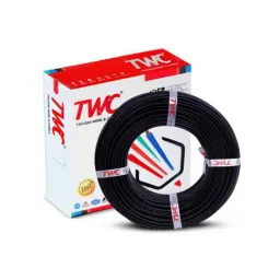 TWC Lite 0.75 Sqmm Black FR PVC Insulated Solid Stranded Flexible Copper Wire, TWCL01-picture-14