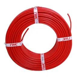 TWC Lite 0.75 Sqmm Red PVC Insulated Copper Conductor FR Industrial Cable, Length: 45 m-picture-10