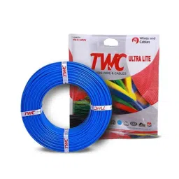 TWC Ultra Lite 0.75 Sqmm Blue FR PVC Insulated High Voltage Industrial Cable, Length: 90 m-picture-17
