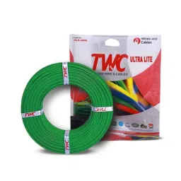 TWC Ultra Lite 0.75 Sqmm Green FR PVC Insulated High Voltage Industrial Cable, Length: 90 m-picture-18
