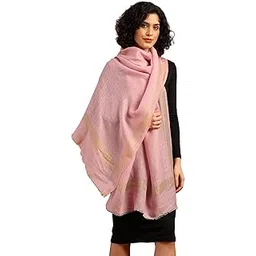 tweedle Fine Wool Reversible Zari Stole for Women| Super Soft and Light Weight Cashmere Scarf for Winters | Size - 28 x 80 inches-picture-47