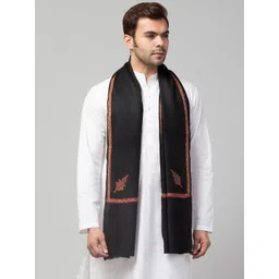 Tweedle Men Embroidered Stole-picture-22