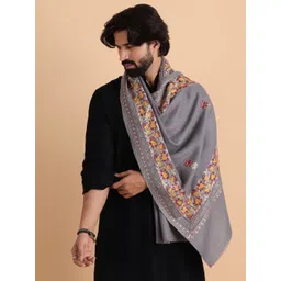 Tweedle Men Embroidered Stole-picture-17