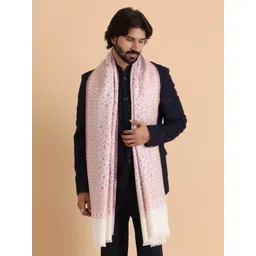 Tweedle Men Woven Design Stole-picture-38