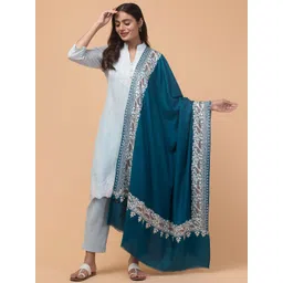 Tweedle Women Paisley Embroidered Shawl-picture-21