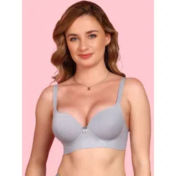 Tweens Bonded Polyamide Level 2 Padding Push-Up Coverage Maximiser Bra-picture-40