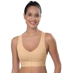 tweens Invisi-Fit Cotton Bonded Seamless Non-Padded Invisi-Gym Bra | Full Coverage | Elastic-Free Comfort | Wire-Free | Elastic-Free | B-C-D Cup Sizes| Pack of 1 |-picture-41