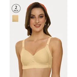 Tweens Pack Of 2 Beige Solid Non-Wired Lightly Padded Everyday Bra TLW-321-picture-36