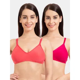 Tweens Pack of 2 Solid Non-Wired Non-Padded T-shirt Bras TW-9285-CRL-2PC-DPK-30B-picture-14