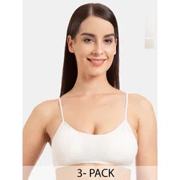Tweens Pack Of 3 Full Coverage All Day Comfort Cotton Camisole Bra-picture-14