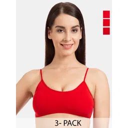 Tweens Pack Of 3 Full Coverage All Day Comfort Cotton Camisole Bra-picture-16