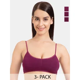 Tweens Pack Of 3 Full Coverage All Day Comfort Cotton Camisole Bra-picture-17