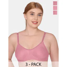 Tweens Pack Of 3 Full Coverage Cotton T-shirt Bra With All Day Comfort-picture-40