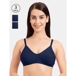 Tweens Pack Of 3 Solid Non-Wired Non Padded Everyday Bra TW-285-3PC-picture-26