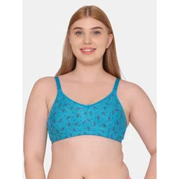 Tweens Printed Non-Padded Cotton Minimizer Bra-picture-26