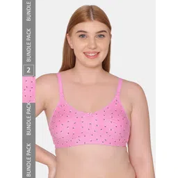Tweens Printed Non-Padded Cotton Minimizer Bra-picture-19