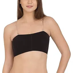 tweens Strapless Tube Bra - Removable Medium Pads - Beginners Bra - Cotton Rich Fabric - Seamless - Wirefree Bra-picture-45