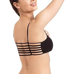 tweens Women's Pretty Padded 6 Straps Everyday Bra-picture-50