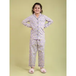 TWEENY MINI Girls Printed Pure Cotton Night suit-picture-14