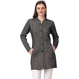 twenty me Winter Wear Casual Wear Wool Blend Button Closure Soft & Warm Full Sleeve Women's Cardigans (4727)-picture-10