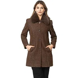 twenty me Winter Wear Full Sleeve Collered Neck and with Two Side Pockets Soft and Warm Acrylic Blend Cardigans for Women's-picture-33
