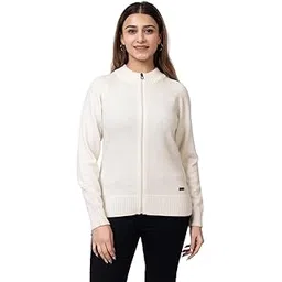 twenty me Winter Wear Soft & Warm Front Buttons V-Neck Full Sleeve Solid Acrylic Women Cardigans (6609)-picture-33