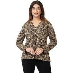 twenty me Winter Wear/Casual Wear/Outdoor Wear/Acrylic Blend/V Neck/Embroidered/Full Sleeve Women's Cardigans (2799)-picture-17