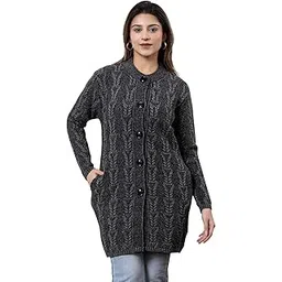 twenty me Winter Wear/Casual Wear/Outdoor Wear/Acrylic Blend/V Neck/Embroidered/Full Sleeve Women's Cardigans (4689)-picture-20