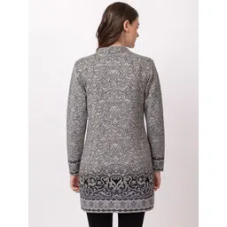 TWENTY ME Women Ethnic Motifs Printed Longline Cardigan image 5