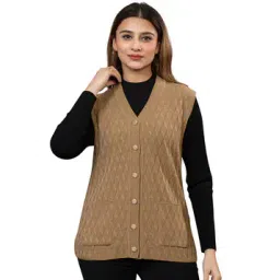 twenty me Women V-Neck Cardigan with Button-Closure-picture-49
