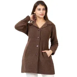 twenty me Women Wool Cardigan with Insert Pockets-picture-16