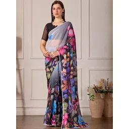 Twika Floral Printed Art Silk Saree-picture-26