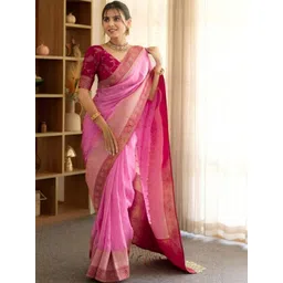 Twika Woven Design Zari Art Silk Saree-picture-26