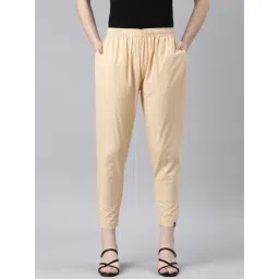 TWIN BIRDS Beige Cotton Pants-picture-25