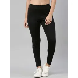 TWIN BIRDS Black Mid Rise Sports Tights-picture-22