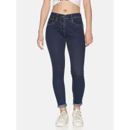 TWIN BIRDS Blue Mid Rise Jeans-picture-14