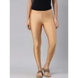 TWIN BIRDS Brown Ankle Length Leggings-picture-26