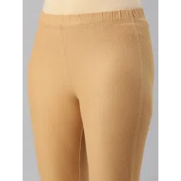 TWIN BIRDS Brown Solid Jeggings image 4