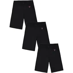 twin birds Cotton Stretchable Solid Coloured Skinny Fit Knee Length Yoga/Cycling/Sports Shorts for Girls-picture-23