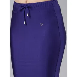 TWIN BIRDS Navy & Indigo Plain Saree Shapewear - Pack Of 2 image 5