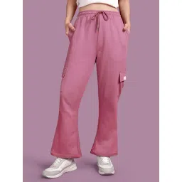 TWIN BIRDS Pink Solid Trousers-picture-28