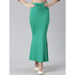 TWIN BIRDS Side Slit High-Rise Stretchable Viscose Saree Skirt-picture-38