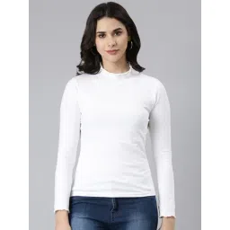 TWIN BIRDS White Cotton T-Shirt-picture-18