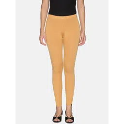 TWIN BIRDS Women Beige Solid Ankle Length Leggings-picture-22