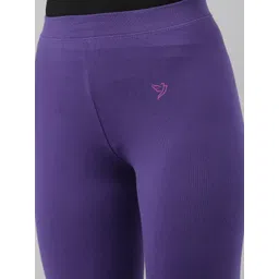 TWIN BIRDS Women Mid-Rise Churidar-Length Leggings image 3