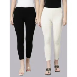 TWIN BIRDS Women Pack Of 2 High Ankle Leggings-picture-32